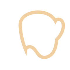 Neutral abstract shapes outlines vectors decorative 