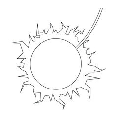 wrecking steel ball icon