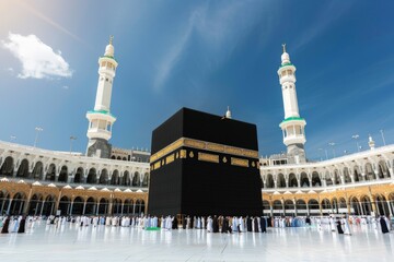 people do hajj at kaaba