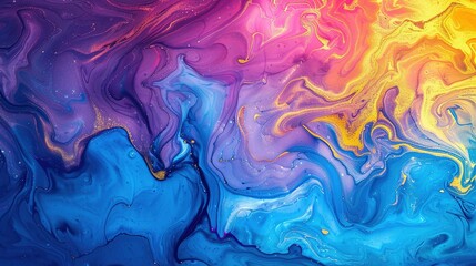 Liquid Blue Effect: Abstract Art Texture Design Featuring Gold, Mineral, and Nature-Inspired Patterns