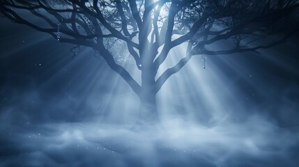 Obraz premium Magical misty landscape