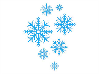 Snowflake Clip Art Christmas Illustration