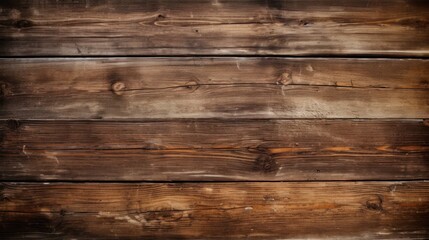 Naklejka premium Vintage wooden board featuring intricate grain patterns and aged imperfections, creating a moody atmosphere ideal for rustic themes.
