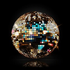 Obraz premium disco ball isolated