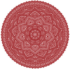 Adobe IllustratorSigns and symbols. Circle pattern lotus or flower mandala art design. beauty, fashion, geometry, colorful, fashion. Artwork