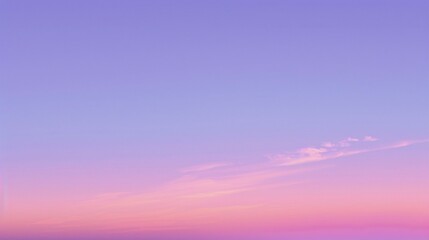 Fototapeta premium A soft, gradient sky at dawn, the colors blending smoothly into one another