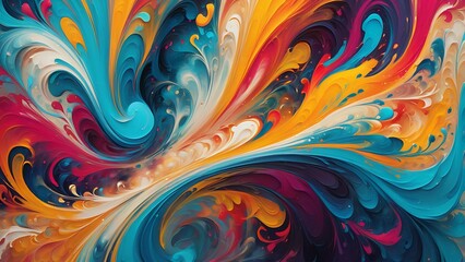 abstract background with swirls