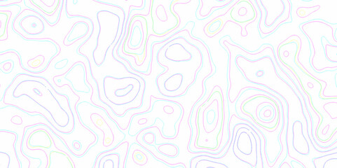 Natural printing illustrations of maps. panorama view multicolor wave curve lines banner background. topographic map in contour line light topographic topo contour map and ocean topographic line map.