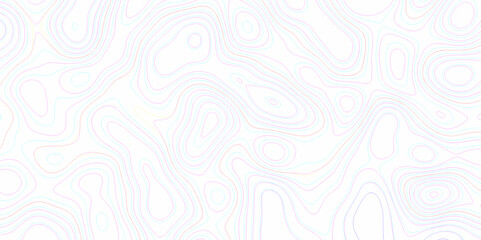 Natural printing illustrations of maps. panorama view multicolor wave curve lines banner background. topographic map in contour line light topographic topo contour map and ocean topographic line map.