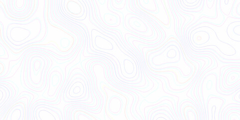 Natural printing illustrations of maps. panorama view multicolor wave curve lines banner background. topographic map in contour line light topographic topo contour map and ocean topographic line map.