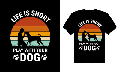 Dog t shirt design, Hand drawn inspirational quotes about dogs, Dog t shirt design for dog lover, t shirt design vector, poster banner ready for print