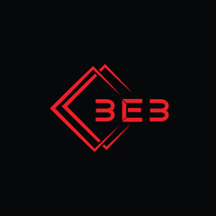 BEB letter logo abstract design. BEB unique design. BEB.