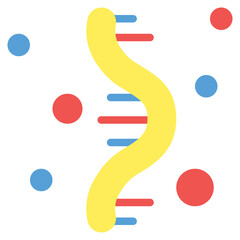 RNA Flat Icon Illustration