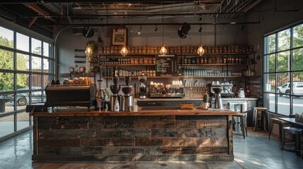 Coffee is a thriving business. Promote a friendly atmosphere where customers feel like they are part of a larger community.