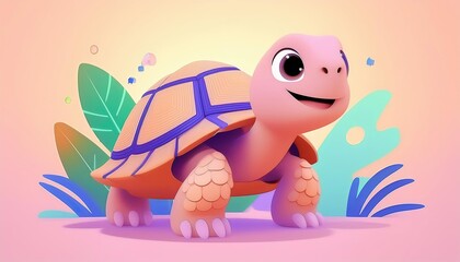 Reptile with protective shell, adapted for dry environments. Can live in various habitats.
