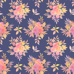 seamless pattern with flowers