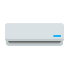 air conditioner flat vector illustration icon clipart