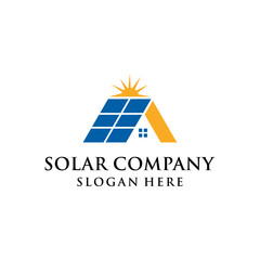A VERY SIMPLE AND MODERN SOLAR POWER COMPANY CONCEPT