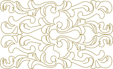 Sketch vector illustration drawing silhouette design ornament ornate icon logo symbol engraving floral classic vintage ethnic