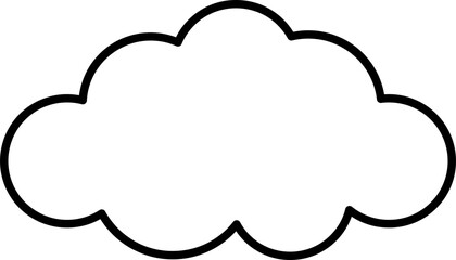 Simple Cloud Outline