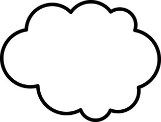 Simple Cloud Outline