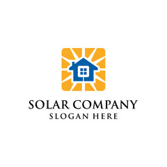 A VERY SIMPLE AND MODERN SOLAR POWER COMPANY CONCEPT