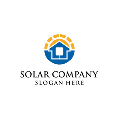 A VERY SIMPLE AND MODERN SOLAR POWER COMPANY CONCEPT