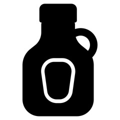 Syrup Solid Icon Illustration