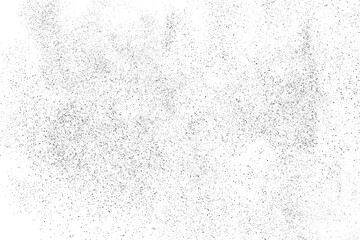 Distressed black texture. Dark grainy texture on white background. Dust overlay textured. Grain noise particles. Rusted white effect. Grunge design elements. Vector illustration, EPS 10.	
