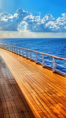 Fototapeta premium Sunny Cruise Deck