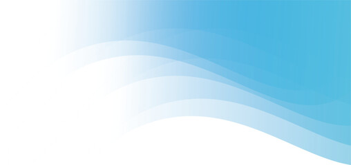 Minimalist abstract background, gentle curved white shape, soft blue gradient sky, clean design, tranquil atmosphere, smooth transition,