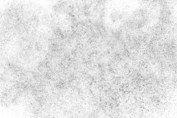 Black grunge texture on white background. Abstract wall pattern. Old paper backdrop. Gray futuristic wallpaper. Vector Illustration, EPS 10.