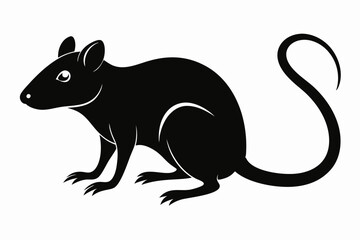 Rat Animal Silhouette Mouse Rodents Illustration
