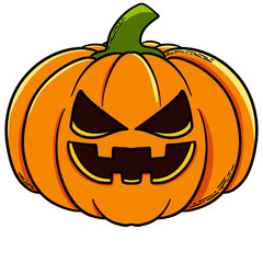 Halloween pumpkins face