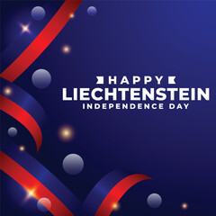 liechtenstein Independence day design illustration collection