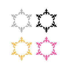 WELLNESS AYURVEDA SPA MEDICAL RESORT SIGN SYMBOL LOGO ISOLATED ON WHITE