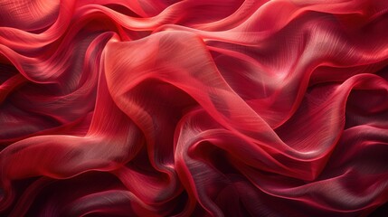 Obraz premium Red Fabric Texture