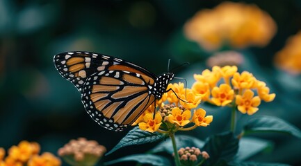 Fototapeta premium black butterfly