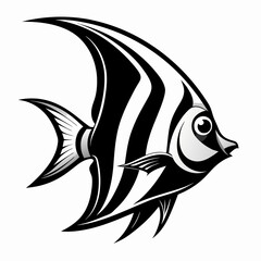 black and white fish