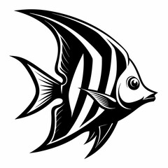 black and white fish