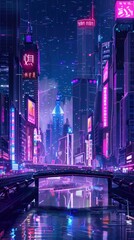 Cyberpunk Cityscape