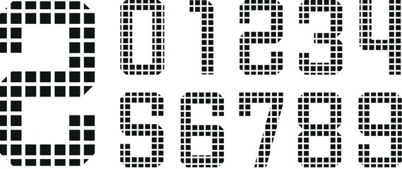 Jersey number and jersey number typography