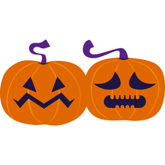 Halloween Pumpkins Illustration