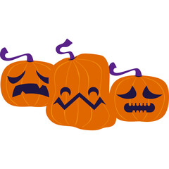 Halloween Pumpkins Illustration