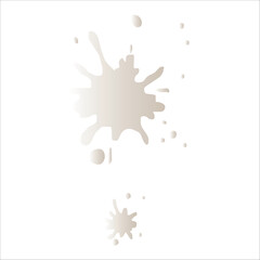 Paint gradient pigment spray splash stain illustration spots