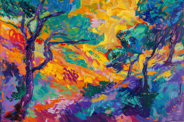 Fauvism art background