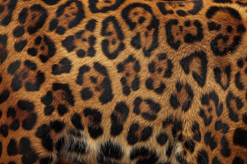 Close-Up of Leopard Fur with Spots: A Nature and Wildlife Photography Highlight in African and American Habitats