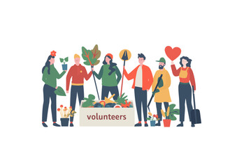Volunteers.