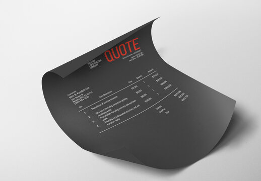 Stationery Flatlay Fold Paper Quote Mockup With Generative AI