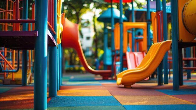 children playground wallpaper